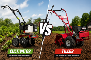 Cultivator vs tiller