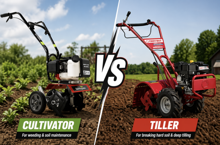 Cultivator vs tiller