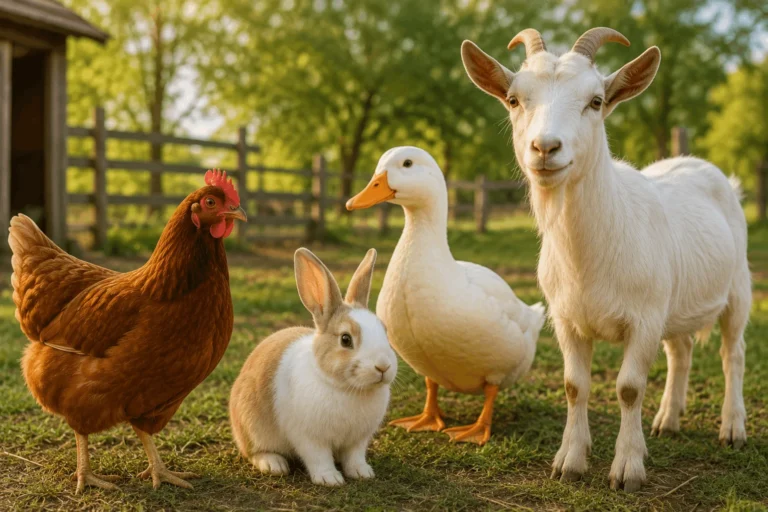 The Best Farm Animals for Beginners